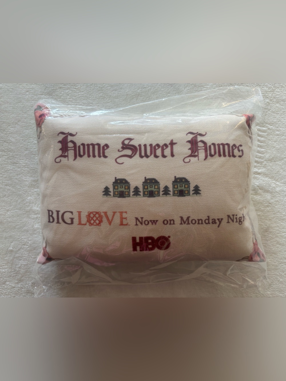 HBO Big Love “Home Sweet Homes” Decorative Throw Pillow | Promotional TV New